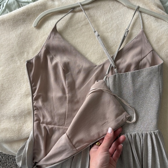 Anthropologie Elevenses Lunar Pleated Midi Dress Size 2 - Picture 8 of 12